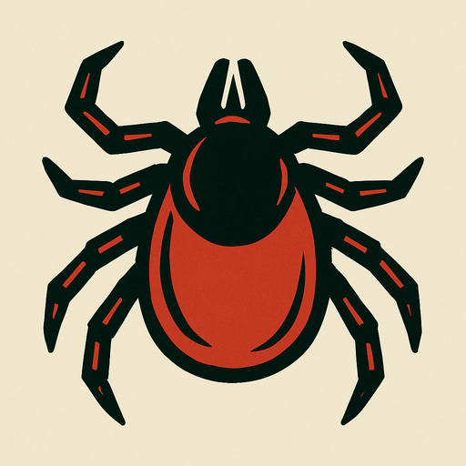 Tick bug.
In-Game asset.  2d.  High contrast.  No shadows