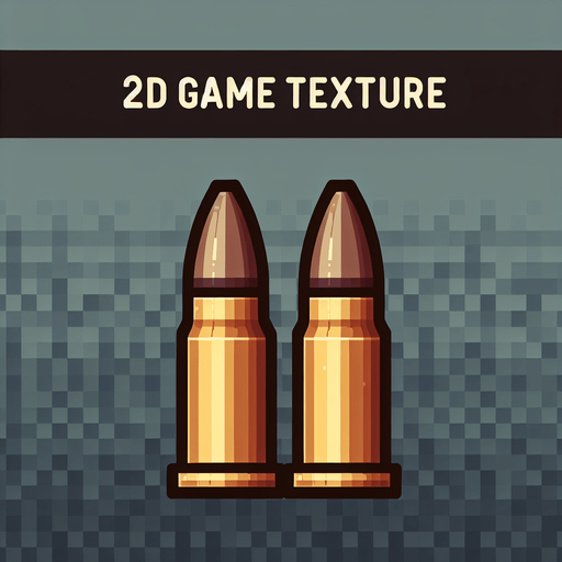 Ammo.
Single Game Texture. In-Game asset. 2d. Blank background. High contrast. No shadows.