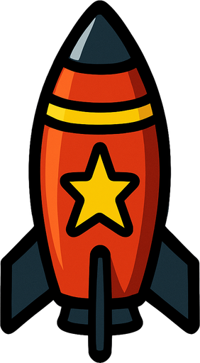 FÜZE 2d.
In-Game asset.  2d.  High contrast.  No shadows