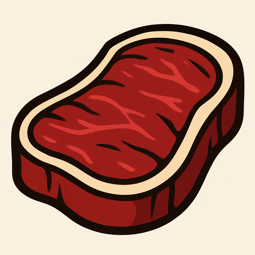 Sirloin.
In-Game asset.  2d.  High contrast.  No shadows