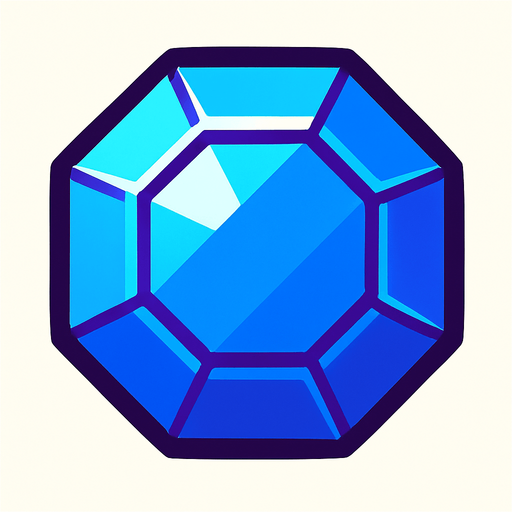 Gema.
In-Game asset.  2d.  High contrast.  No shadows