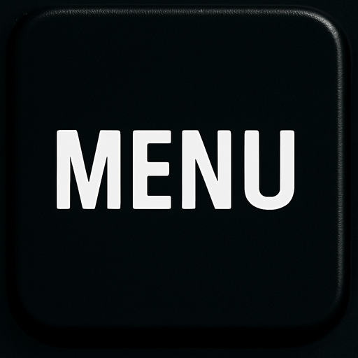 REPLACE THE PENCIL WITH WHITE MENU TEXT