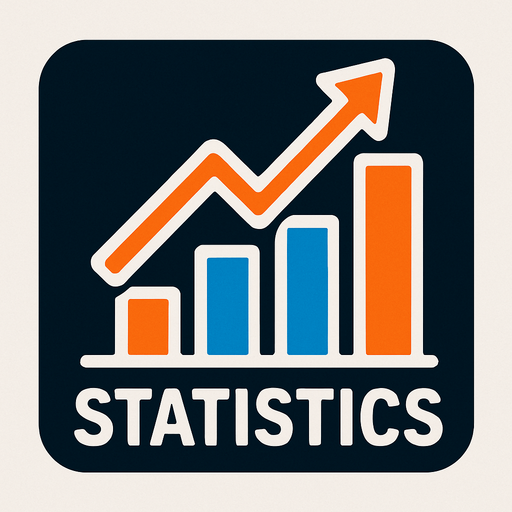 istatistik logosu.
In-Game asset.  2d.  High contrast.  No shadows