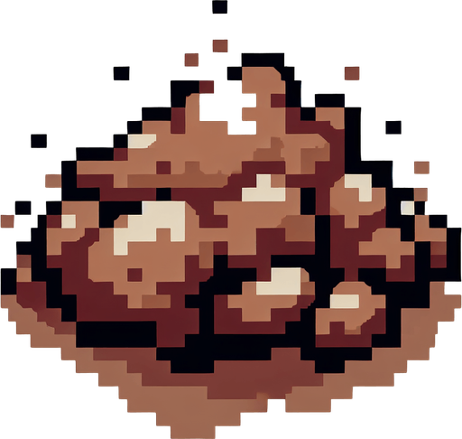 2d. 8-bit. dust cloud. brown. no shadow..
Single Game Texture. In-Game asset. 2d. Blank background. High contrast. No shadows.