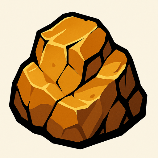 rock.
In-Game asset.  2d.  High contrast.  No shadows