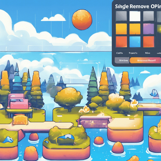 Remove Single Text And The Option Of Top Right Side Fill With Another Background