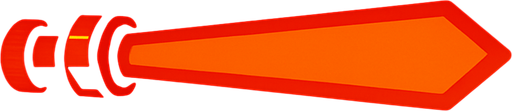 just laser.
In-Game asset.  2d.  High contrast.  No shadows