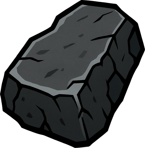 Iron.
In-Game asset.  2d.  High contrast.  No shadows