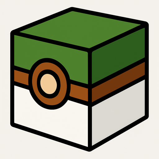 make a cube but like a pokeball and  make it for uncommon one make with green and white and bronze but do diffrently.
In-Game asset.  2d.  High contrast.  No shadows