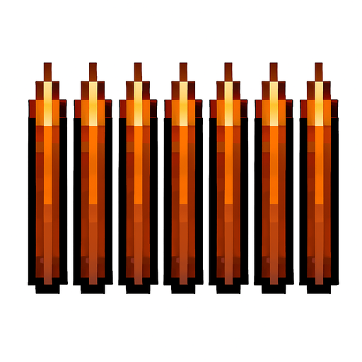 pared de pinchos berticales de pixeles.
In-Game asset.  2d.  High contrast.  No shadows