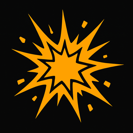 Give me an animation of a hit..
In-Game asset.  2d.  High contrast.  No shadows