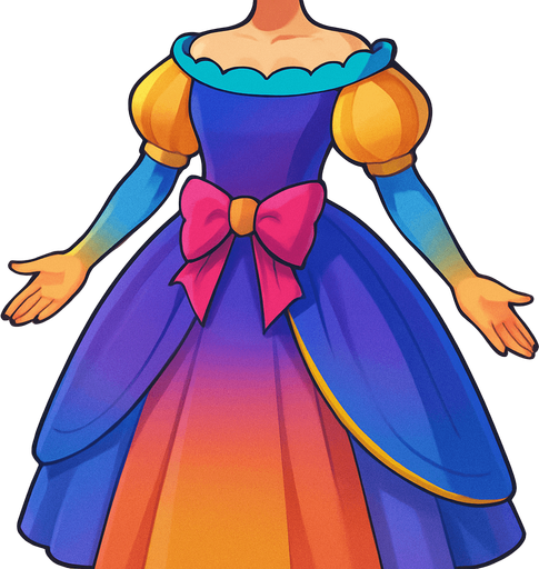 colorful and diffrerent princes style