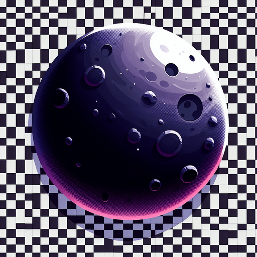 떠도는 행성같은 이미지로 만들어줘..
Single Game Texture. In-Game asset. 2d. Blank background. High contrast. No shadows.