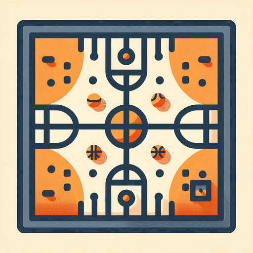 篮球，2D.
Single Game Texture. In-Game asset. 2d. Blank background. High contrast. No shadows.