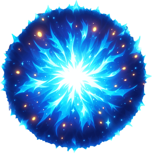 Rfireball blue magic
Single Game Texture. In-Game asset. 2d. Blank background. High contrast. No shadows.