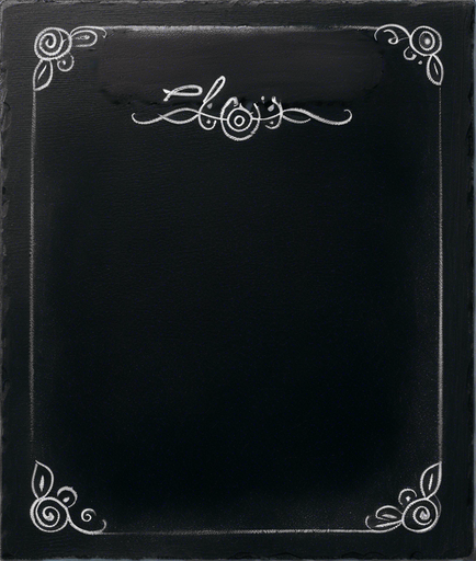 Word "ELIXIR" written in chalk in small