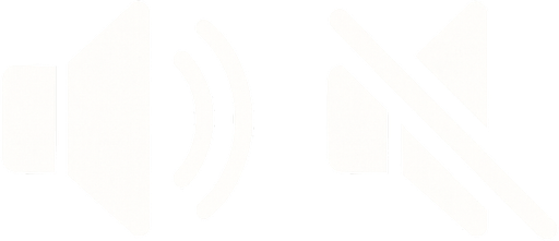 Ses açık, ses kapalı, gerçekçi icon resmi, yazısız.
In-Game asset.  2d.  High contrast.  No shadows