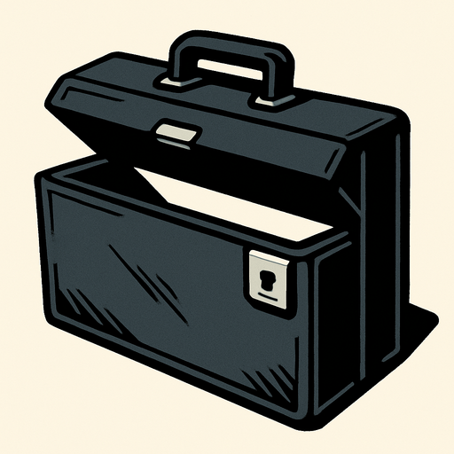 bond çanta hafif aralanmış.
In-Game asset.  2d.  High contrast.  No shadows