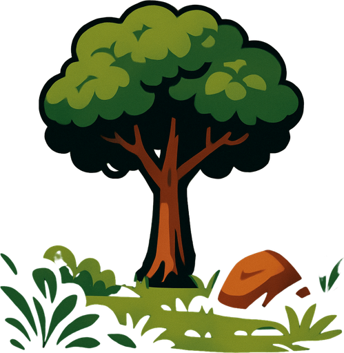 forestScenaryElement.
In-Game asset.  2d.  High contrast.  No shadows