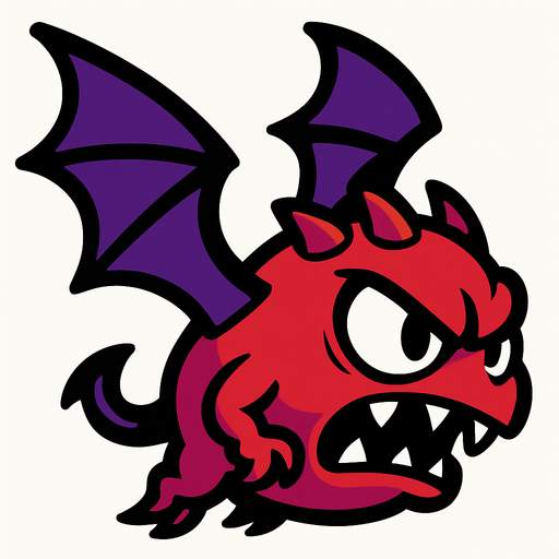 enemy_flying.
In-Game asset.  2d.  High contrast.  No shadows