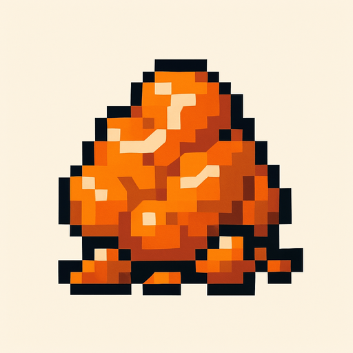 Chopper ore pixart.
In-Game asset.  2d.  High contrast.  No shadows