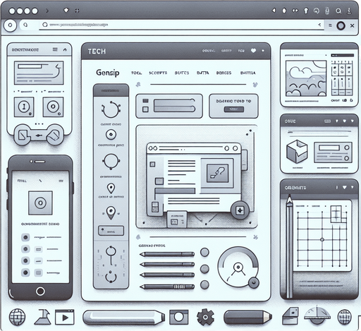 A clean and functional browser UI displaying an illegal hacking website. The page uses a light, minimalist theme with a subtle grey and white color palette to mimic a legitimate site. The main content area features a grid layout of discreetly labeled icons, each representing hacking tools, scripts, or encrypted data for sale, blending in as if it were a professional tech page.

In the top-left corner, a small visual cue, such as an encrypted symbol or a faintly styled link, hints at the site's true purpose without drawing too much attention. The interface is designed to look deceptively ordinary, with clean lines, clear fonts, and minimal decorative elements, giving the appearance of a legitimate web application while concealing its illicit nature.
Single Game Texture. In-Game asset. 2d. Blank background. High contrast. No shadows.