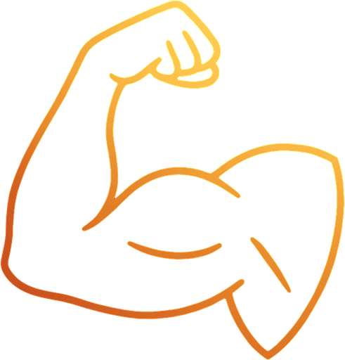 Brawn Orange and golden gradient line