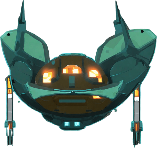 dangerous enemy spaceship with weapons. No background. Transparent background. Blank background. No shadows. 2d. In-Game asset. flat
