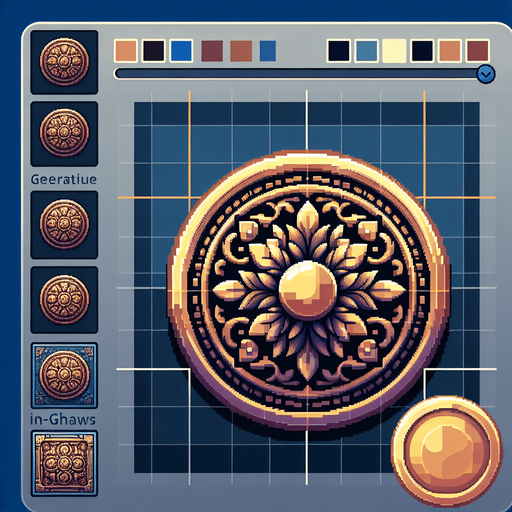 Coin.
Single Game Texture. In-Game asset. 2d. Blank background. High contrast. No shadows.
