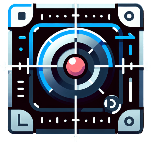 Shoot button.
Single Game Texture. In-Game asset. 2d. Blank background. High contrast. No shadows.