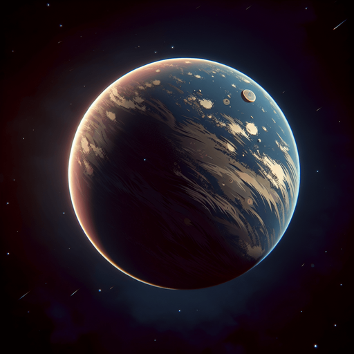 行星.
Single Game Texture. In-Game asset. 2d. Blank background. High contrast. No shadows.