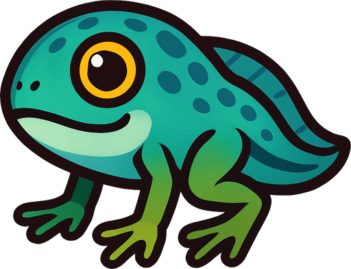 Arka Bacaklı İribaş.
In-Game asset.  2d.  High contrast.  No shadows