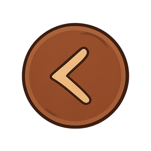 Left button. No background. Transparent background. Blank background. No shadows. 2d. In-Game asset. flat