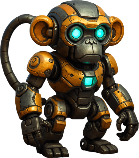 robot monkey.
In-Game asset