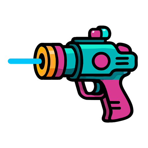 Lasergun.
In-Game asset.  2d.  High contrast.  No shadows