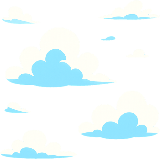 Sky background.
In-Game asset.  2d.  High contrast.  No shadows
