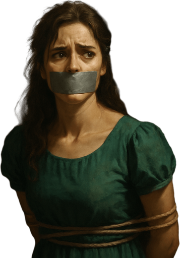 HOSTAGE WİTH GREEN DRESS WOMAN