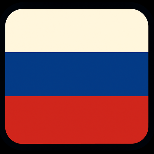 Заменить на российский без текста, рамку сохранить