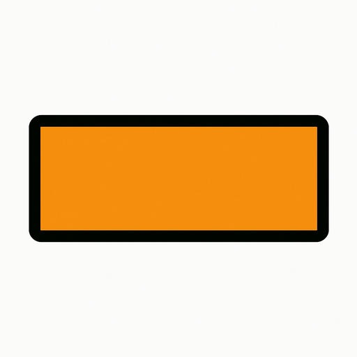 dikdörtgen.
In-Game asset.  2d.  High contrast.  No shadows