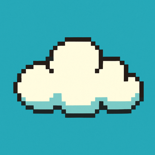 Flappy birdsdeki bulut.
In-Game asset.  2d.  High contrast.  No shadows