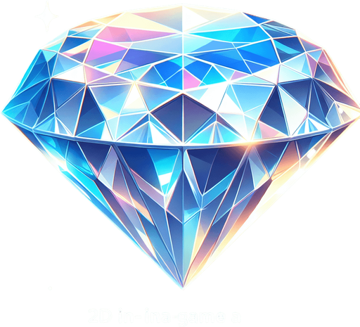 Diamond.
Single Game Texture.  In-Game asset.  2d.  Blank background.  No shadows