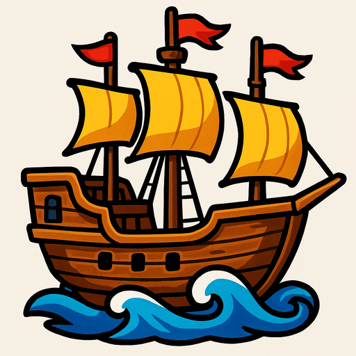 Ship.
In-Game asset.  2d.  High contrast.  No shadows