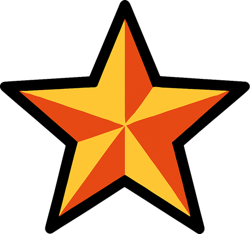 Estrella.
In-Game asset.  2d.  High contrast.  No shadows