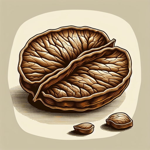 A dried split pea..
Single Game Texture.  In-Game asset.  2d.  Blank background.  High contrast.  No shadows