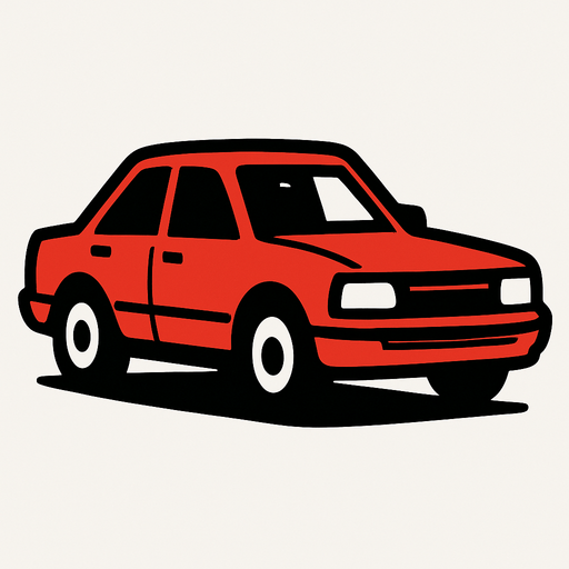 CAR.
In-Game asset.  2d.  High contrast.  No shadows