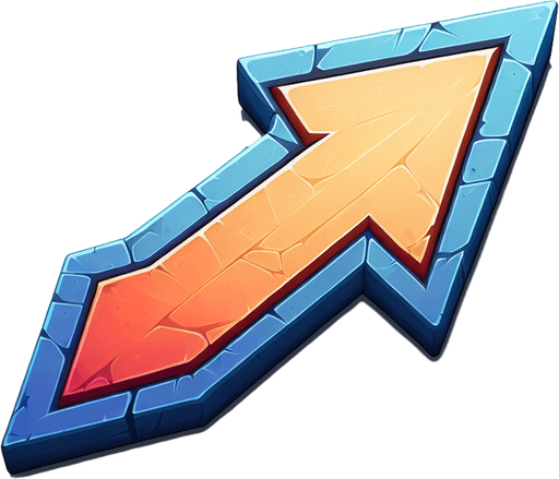 arrow Left.
Single Game Texture. In-Game asset. 2d. Blank background. High contrast. No shadows.