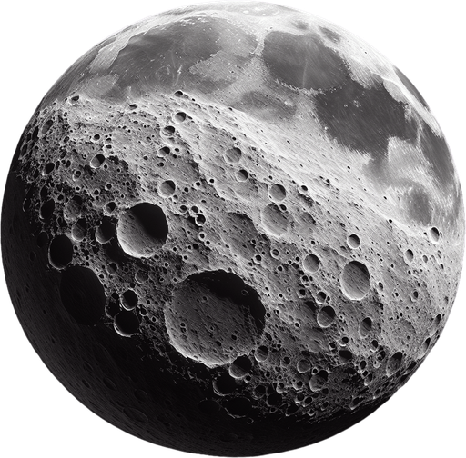 footage of moon surface.
Single Game Texture.  In-Game asset.  2d.  Blank background.  High contrast.  No shadows