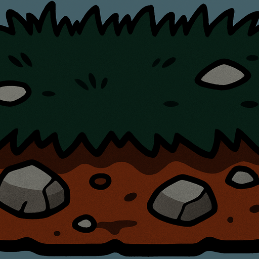 Change the green of the grass to dark green