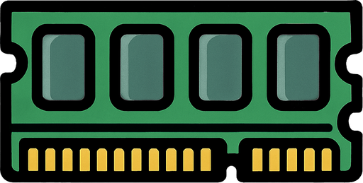 PC RAM.
In-Game asset.  2d.  High contrast.  No shadows