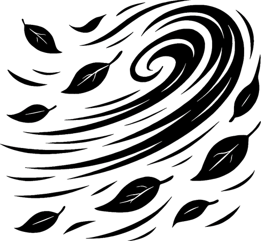 Vendaval, algo realista.
In-Game asset.  2d.  High contrast.  No shadows